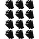 thumbnail image 3 of 12 pares de guantes para pantalla táctil, guantes elásticos de punto para mensajes de texto, manoplas cálidas a prueba de viento de Color sólido para hombres y mujeres, 3 of 5
