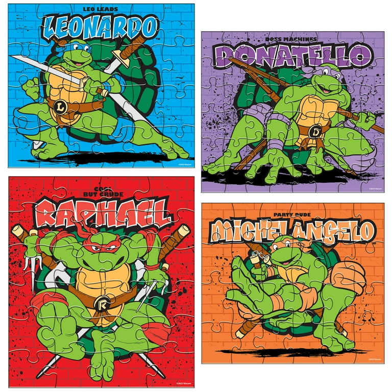 Teenage Mutant Ninja Turtles, 8 Jigsaw Puzzle Bundle in Storage