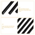 thumbnail image 4 of EeaseCA 10Pcs Transparent Glass Straws Colorful Reusable Heat Resistant High Temperature Resistance Drinking Straws (Black), 4 of 7