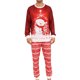 thumbnail image 2 of Conjunto de pijamas a juego para familia, cómodo conjunto a juego de 2 piezas, ropa para el hogar para padres e hijos, 2 of 7