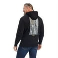 thumbnail image 3 of ARIAT Men's Rebar Workman Reflective Flag Full Zip Hoodie, 3 of 3