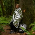 thumbnail image 4 of ASR Outdoor Reflective Mylar Insulated Thermal Blanket Emergency Preparedness Items 84 x 52 Inches, 4 of 7