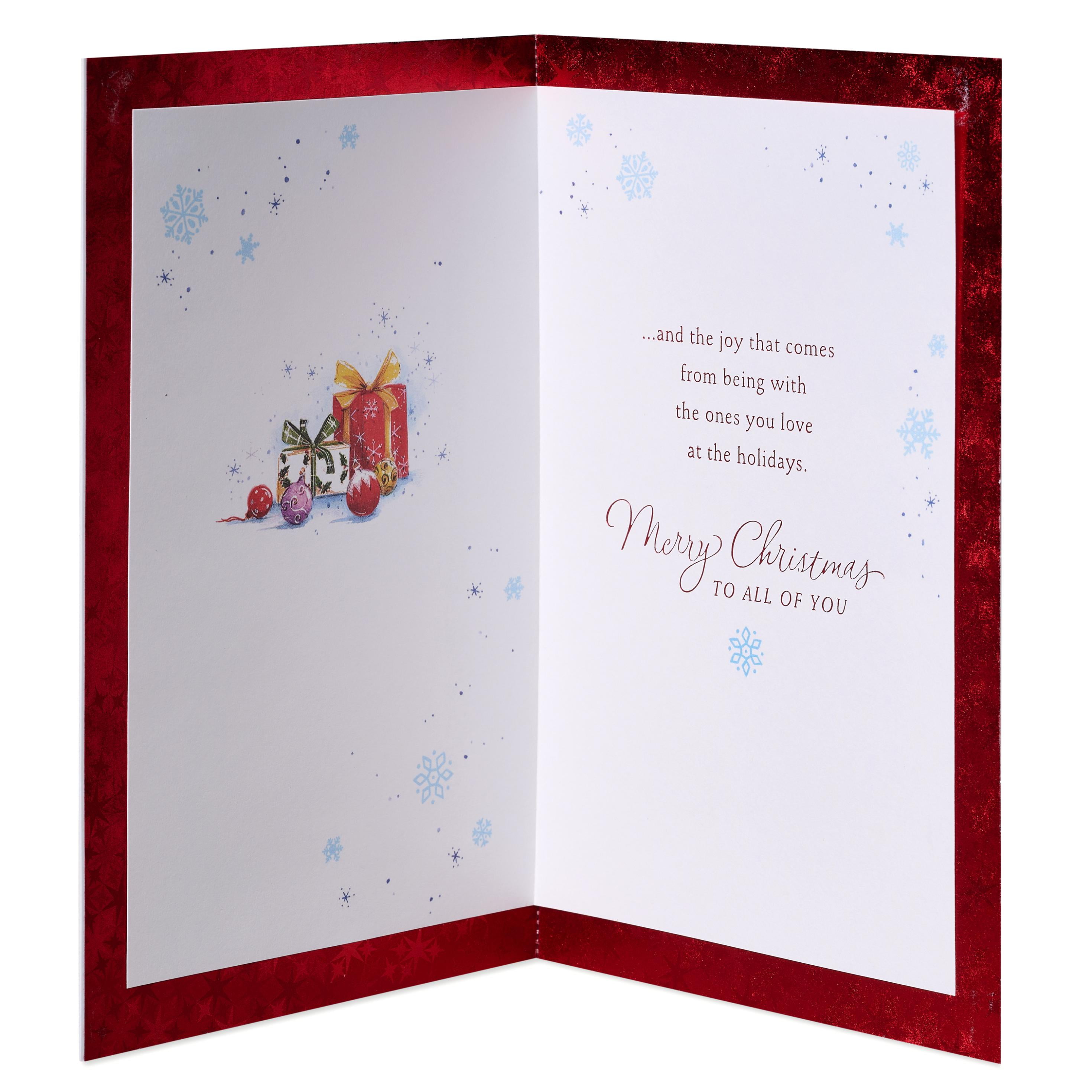American Greetings Special Family Christmas Card