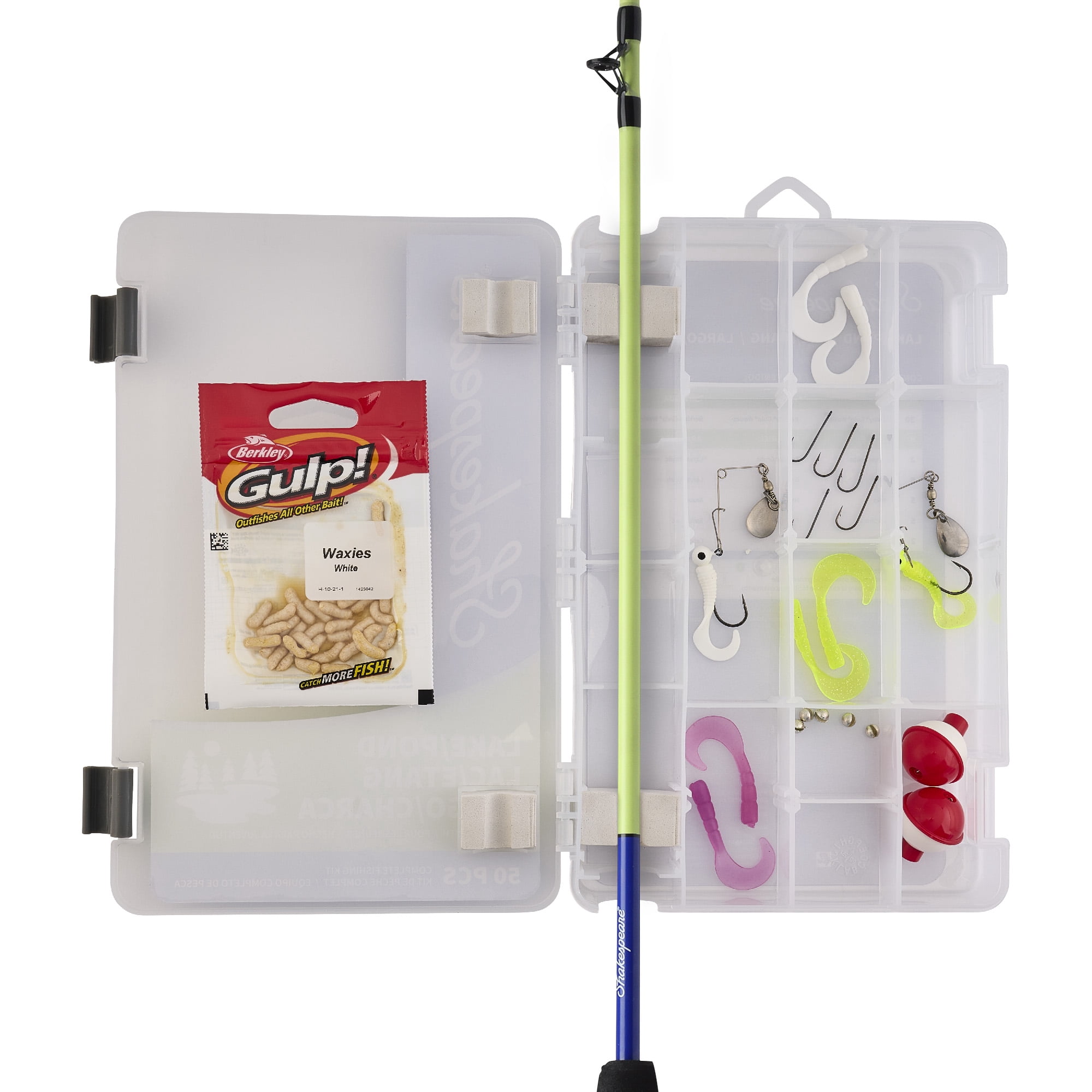 Shakespeare Catch More Fish Lake/Pond Spincast Reel and Fishing Rod Combo