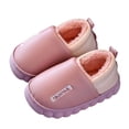 thumbnail image 3 of Vedolay Slippers for Kids Girl's Boy's Cute Plush Warm Slippers Indoor House Winter Shoes Pink,30, 3 of 5