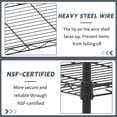 thumbnail image 6 of NiamVelo Black Adjustable 6-Tier Wire Metal Shelving Unit, 6 of 9