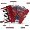 thumbnail image 2 of Button accordion 10-key control accordion includes 3 valves Easy to play Lightweight and environment20240603, 2 of 5