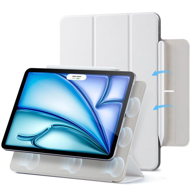 Funda ESR para iPad Air M3/M2 de 11 pulgadas (2025/2024), color blanco