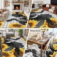 thumbnail image 5 of Large Area Rugs for Living Room Bedroom, Sunflower Cows 5'x8' Rug Washable Carpet Runner Indoor Outdoor, Farmhouse Floral Watercolor Botanical Plaid Non Slip Floor Mats Rug for Kitchen, Bathroom, 5 of 8