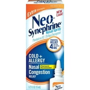 Neo-Synephrine Cold & Sinus Extra Strength Spray 0.50 oz (Pack of 4)