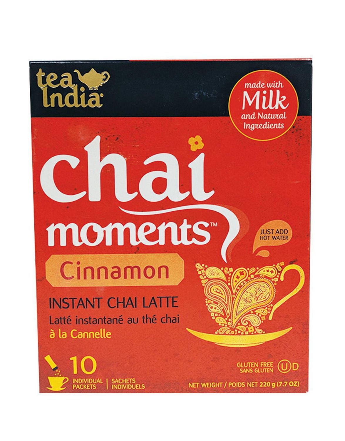 Tea India Chai Moments Cinnamon Instant Chai Tea Latte - Walmart.ca