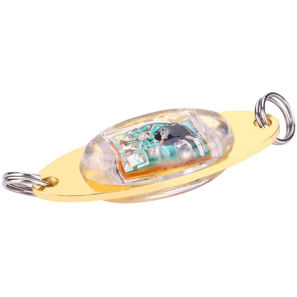 Tebru LED Lure Light, LED Deep Drop Underwater Eye Fish Attractor Lure