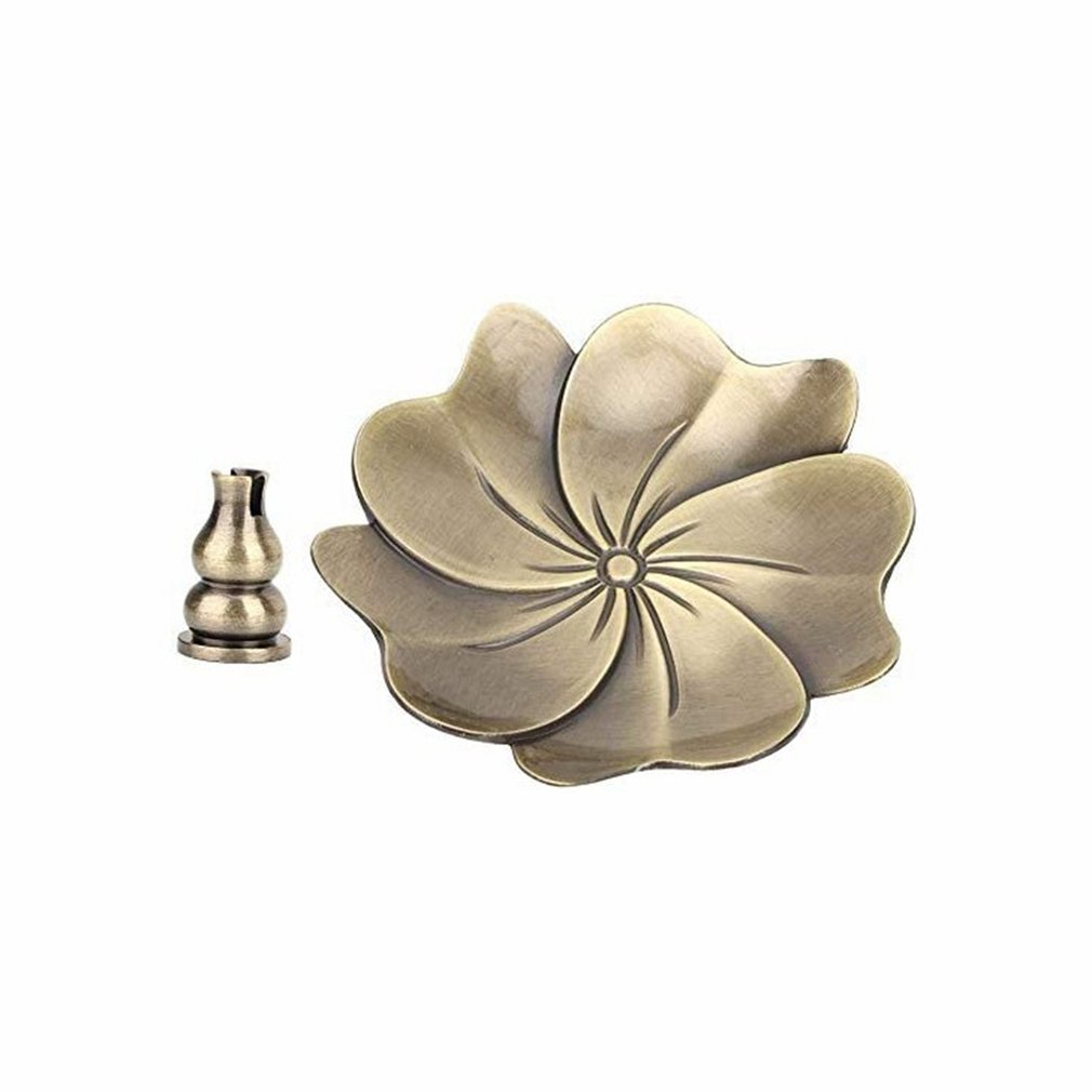 Metal Lotus Flower Incense Burner Holder Plate For Stick Cone Incense 9 holes Metal Lotus Flower Incense Burner Holder Plate For Stick Cone Incense 9 holes