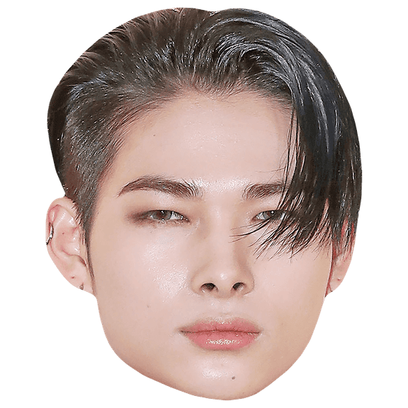 Nishimura Riki (Dark Hair) Big Head. Larger than life mask.