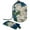 Multicolor, variant on PhooArto Large Barrel Drawstring Makeup Bag, White Flower Floral Travel Cosmetic Bag Portable Make Up Organizer Bag