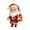 A, variant on SDJMa Christmas Santa Claus Ornaments, Santa Claus with Gift Boxes Wooded Christmas Tree Hanging Ornament for Xmas Holiday Home Car Rearview Mirror Decorations