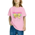 thumbnail image 4 of Frwgonr Boys Girls Graphic Tees Hot Pink Kids 100th Day of School T-Shirt Celebration Top 3-14, 4 of 5