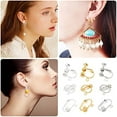 thumbnail image 6 of 36pcs 9 Style Clip-on Earring Findings Adjustment Brass Screw Clip Earring Converters Clip-on Earring Findings Components, 6 of 6
