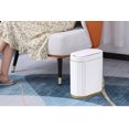 thumbnail image 3 of Bote de basura automático con tapa para baño, bote de basura delgado inteligente, bote de basura de plástico pequeño de 7L, bote de basura estrecho con sensor de movimiento ER, 3 of 5