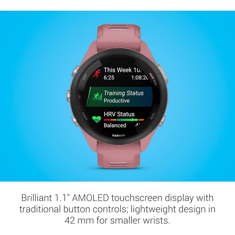 Restored Garmin Forerunner 265S Running Smartwatch, Colorful
