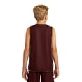 thumbnail image 2 of Sport-Tek Mesh Reversible Sleeveless Tee (YT555) Maroon, L, 2 of 6