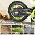 thumbnail image 5 of Seipouy Gas Dirt Bike Kids 49cc, Gas Dirt Bikes for Kids 6-12, 2-Stroke Gas Motorcycle with Front Rear Disc Brakes, Kids Motorcycle with Off-Road Tires, Shock Absorption Springs, Soft Seat Cushion, 5 of 9