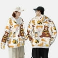 thumbnail image 6 of Gaeub Cute Bee Honey Jar Hive Bear Men's and Women's UPF 50+ Long-Sleeved Sun Protection Clothing, Fishing Shirt Long Sleeve Zip - XX-Large, 6 of 9