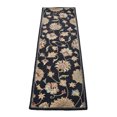 thumbnail image 3 of Rugsotic Carpets Hand Tufted Wool Eco-Friendly 2'6''x8' Area Rugs Runner Black Oriental High Pile Thick Handmade Anti Skid Indoor Rug for Living Room, Bedroom K00653, 3 of 6