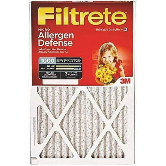20x25x1, Filtrete Air Filter, MERV 11, by 3m