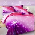 thumbnail image 4 of URBONUR Rainbow Queen Size Comforter Set for Kids/Girls/Teens, Gradient Glitter Bed Sets with Pillowcases, Sparkle Galaxy Girls Bedding Set for All Season, 4 of 8