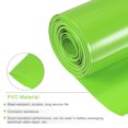 thumbnail image 3 of Unique Bargains Tube Rétractable en PVC Vert Clair 23mm Plat 6m pour Grand Pack de Batteries, 3 of 5