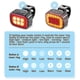 thumbnail image 5 of Bike Light Set Super Bright,Bike USB Rechargeable LED Light,Bike Light for Night Riding,Bike Front, 5 of 5