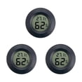 thumbnail image 3 of Mini LCD Digital Thermometer Hygrometer Round Temperature Humidity Tester Sensor Detector ,Compact & Portable, 3 of 6