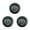 Black 3pcs, variant on Mini LCD Digital Thermometer Hygrometer Round Temperature Humidity Tester Sensor Detector ,Pool Essentials