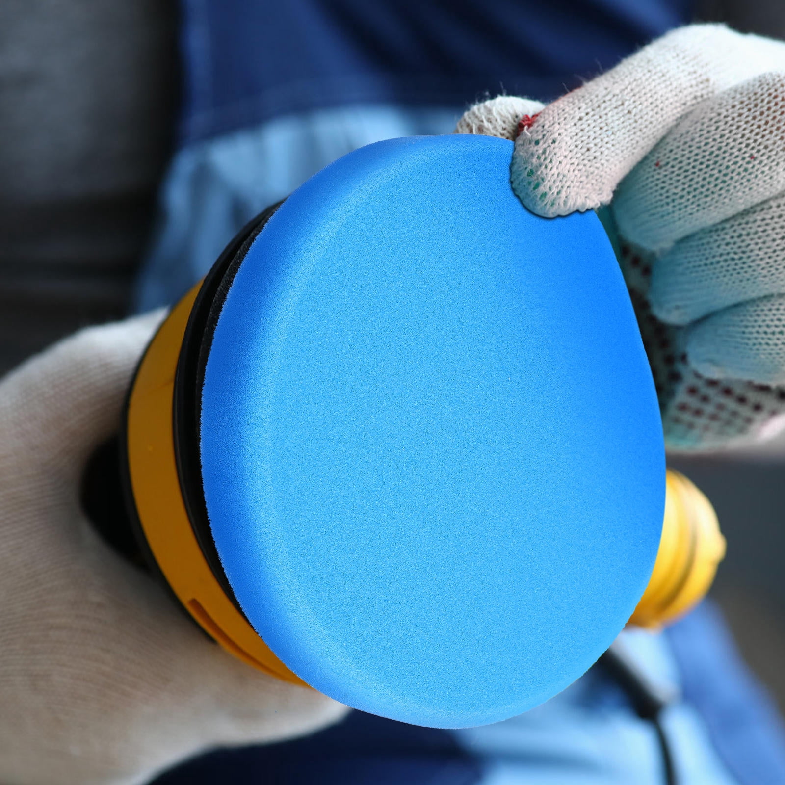 HOMEMAXS  5 Pcs Car Polishing Disc Detailing Brush Cleaning Tools Kit Sponge Mop Pad