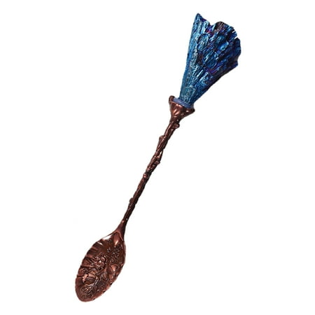 

Meizhencang Vintage Spoon Decorative Minimalist Flame Feather Cluster Coffee Spoon Baking Tool
