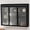 Black, variant on Fluted Glass Wall Cabinet, Medicine Cabinet Bathroom Wall Cabinet Space Saver Over The Toilet Arched Storage Cabinet with Tempered Glass Shelves, Wall Cupboard for Bathroom, Kitchen,Living Room,Black