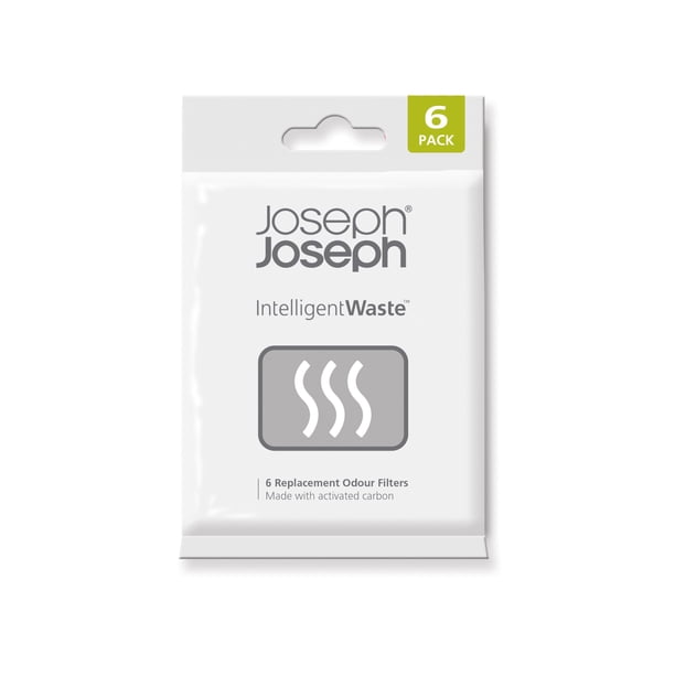 Filtros de olor para botes de basura Joseph Joseph, carbón activado, x6