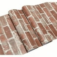 thumbnail image 5 of Hopeak Red Brick Wallpaper SelfAdhesive Peel and Stick Wallpaper Waterproof and Removable Good for Home Decoration and Furniture Renovation 17.5 x 787.4 Inches, 5 of 6