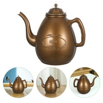 FUTUREORYY Chinese Teapot Plastic Light Brown 1Pcs 2.5L