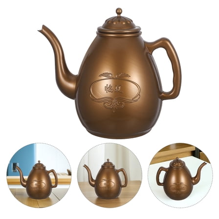 FUTUREORYY Chinese Teapot Plastic Light Brown 1Pcs 2.5L