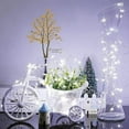 thumbnail image 6 of Twinkle Star Christmas Decoration Silver Wire Fairy String Lights, Christmas Lights, White, 33ft, 100 LEDs, 1-Pack, 6 of 6