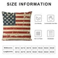 thumbnail image 5 of Autua Beer American Flag Graphic Decorative Throw Pillow Cover for Home Couch Living Room Bed Sofa, Aesthetic Design, Printed on Both Sides, 1PC 22x22in, 5 of 5