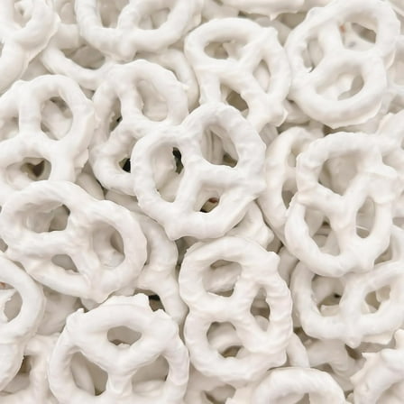 Vanilla Yogurt Covered Pretzels | 2-Pound Bag | Salted Pretzels in Sweet Vanilla Yogurt