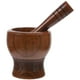 thumbnail image 1 of GOOHOCHY 1 juego de ajo de madera y mortero, triturador de ajo, picadora de ajo, tazón para guacamole, mortero, 1 of 8