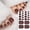 G, variant on 22pcs Solid Color Toe Nail Sticker Wraps, Self-Adhesive Full Cover Gel Polish Strips for DIY Foot Art, Summer Beach Wedding Travel Essential