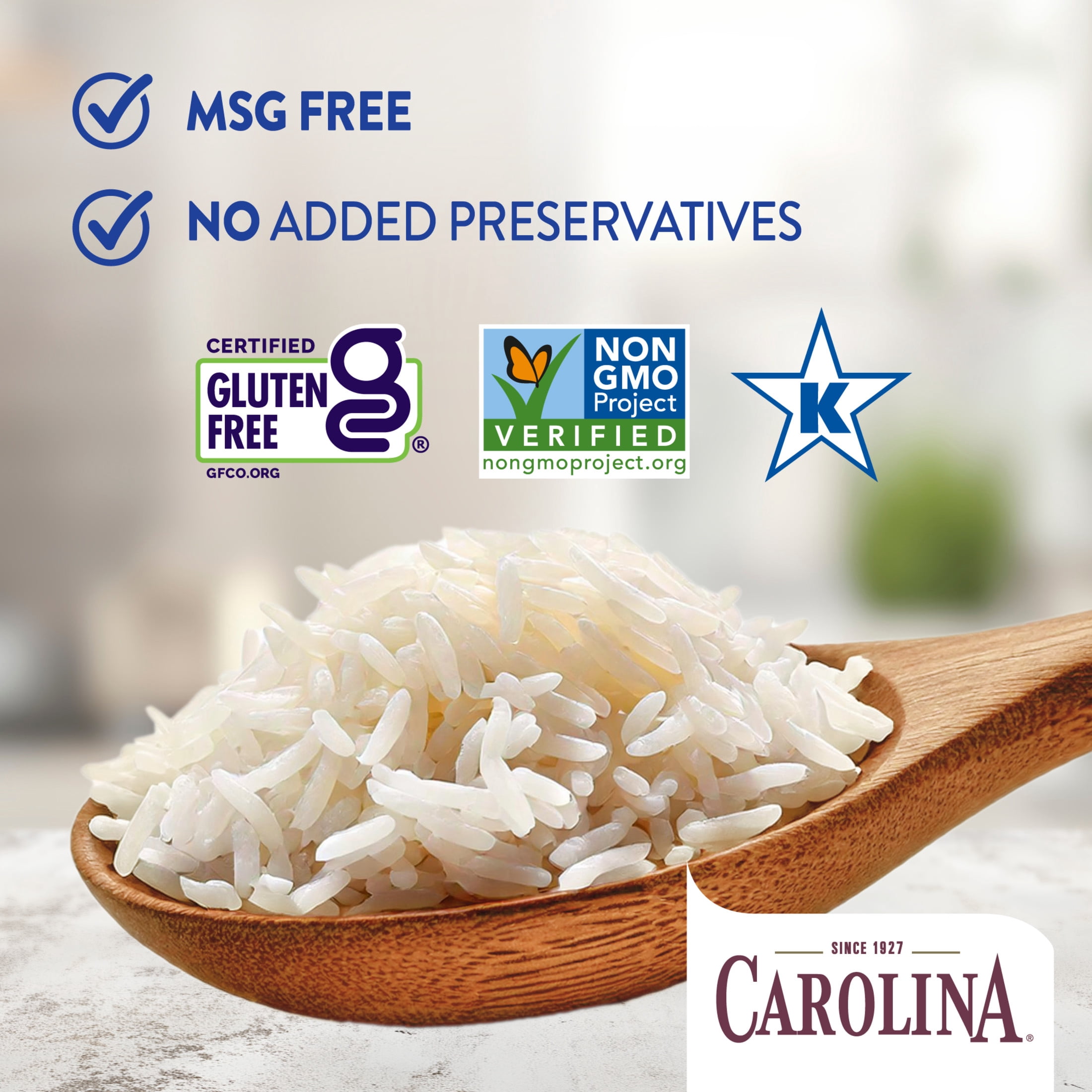 Carolina Basmati Rice, Fragrant Extra Long Grain, Gluten Free, 5 lb Bag