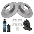 thumbnail image 2 of TRQ Ceramic Brake Pad & Coated Rotor Rear Kit w/Chemicals for Hyundai Elantra BKA24487, 2 of 6