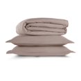 thumbnail image 3 of Allswell Full/Queen Duvet Cover Set, Cotton Linen, 3-Piece, Taupe Fog, 3 of 11