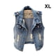 thumbnail image 4 of Minnieouse Chaleco vaquero de fiesta para hombre y mujer, para acampar, viajar, senderismo, adultos, chaqueta sin mangas con botones, ropa, regalo Camisetas sin mangas Azul SG, 4 of 6